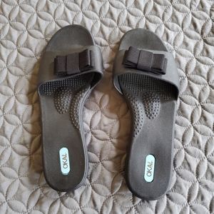Oka-B Sandals - Black Bow